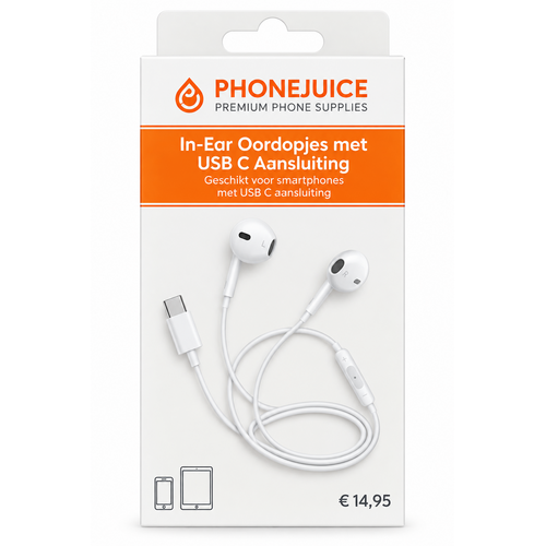In-ear oordoppen met USB-C aansluiting