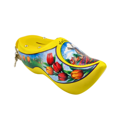 Clog money box 15cm - all colors on one page