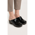 SIMSON Swedish Clogs Black Patent Leather