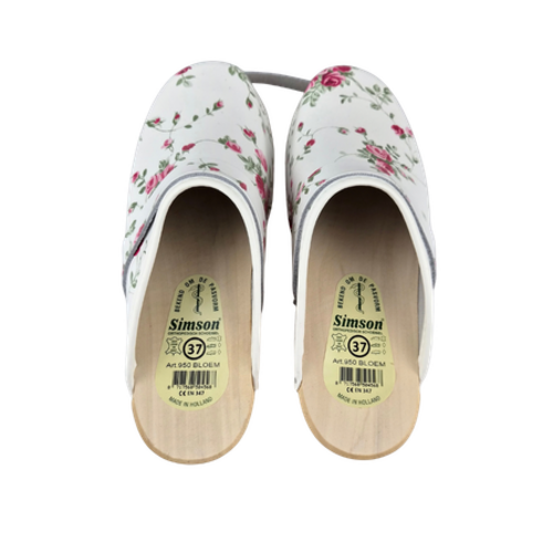 SIMSON Swedish Clogs Harrie's flowerprint