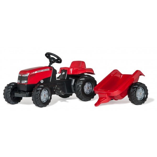 Rolly Toys Rollykid Massey Ferguson met aanhanger