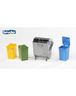 Bruder 2607 - Set vuilcontainers