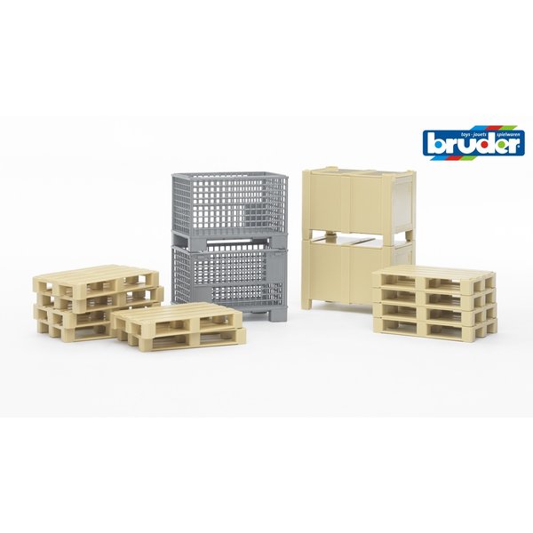 Bruder 2415 - Pallets en kratten