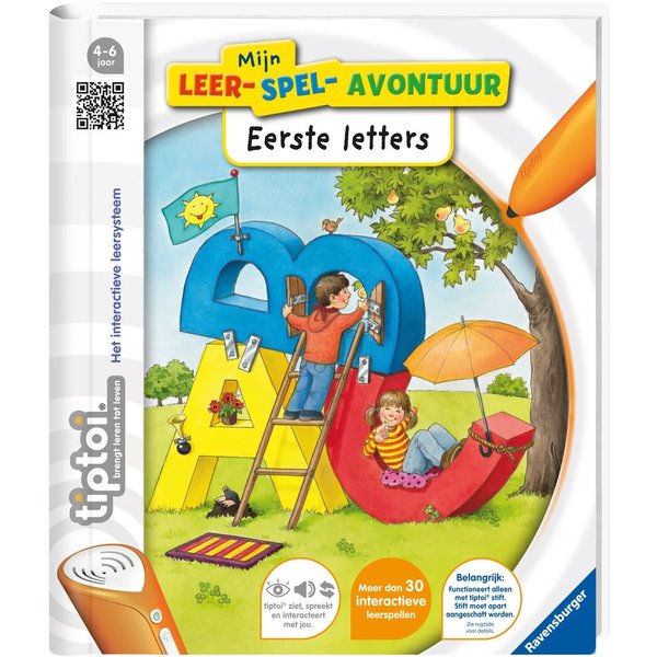 Ravensburger Tiptoi boek  Mijn leer-spel-avontuur eerste letters