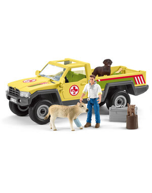 Schleich 42503 - Dierenartsenbezoek op de boerderij