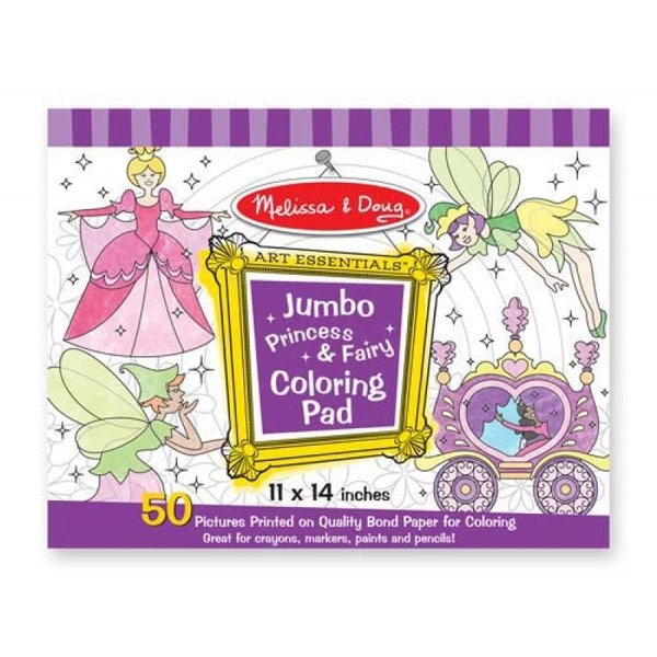 Melissa & Doug Jumbo kleurblok Prinsessen