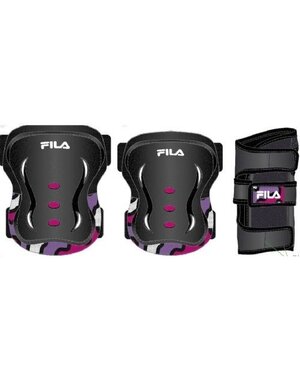 Fila Beschermset zwart/paars