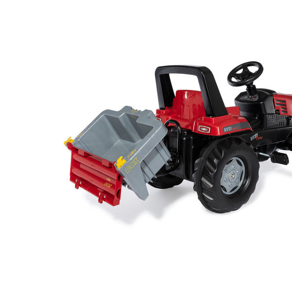 Rolly Toys Rolly Transportbox grijs/rood