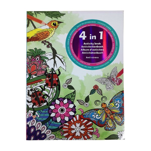 Kleur- en activiteitenboek voor volwassenen