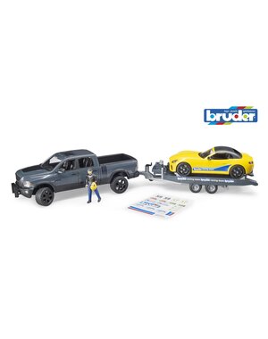 Bruder 2504 - RAM 2500 Power wagen met Roadster Racing Team