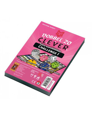 999 Games Dobbel zo Clever - Challenge 1 scoreblok 2 stuks