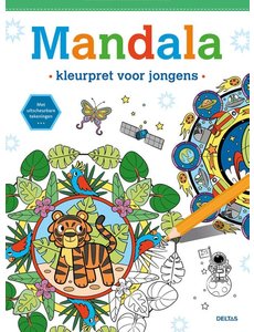 Deltas Mandala, kleurpret voor jongens