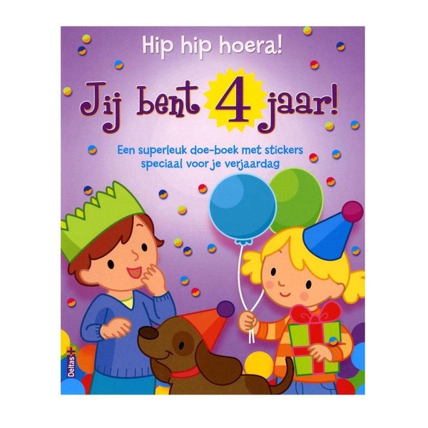 Deltas Jij bent 4 jaar stickerboek