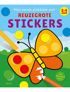 Deltas Mijn eerste plakboek met reuzegrote stickers (2-4 jr)