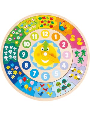  New Classic Toys Puzzelklok