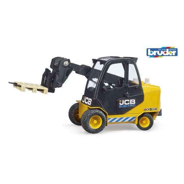 Bruder 2512 - Electrische heftruck JCB met pallet