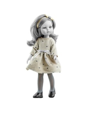 Paola Reina Ballerina schoenen - zwart voor popje Amiga
