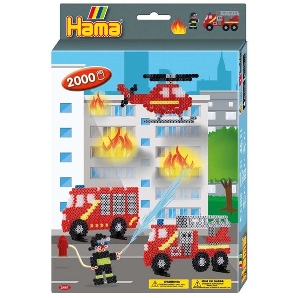 Hama Strijkkralen brandweer - 2000 st.