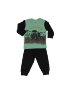  Pyjama groen/zwart