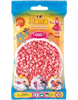 Hama Strijkkralen roze - 1000 st.