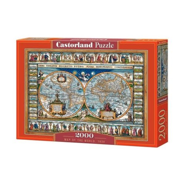 Castorland Map of the World - 2000 stukjes