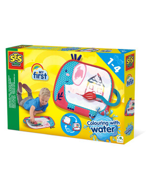 SES My First kleuren met water - Kleurmat Olifant