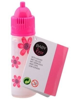 JohnToy Fles met geluid - Baby Rose