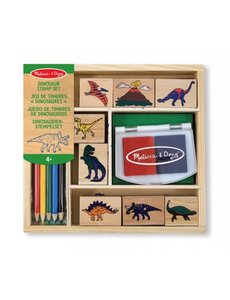Melissa & Doug Stempelset Dinos - 14 delig (uitlopend)