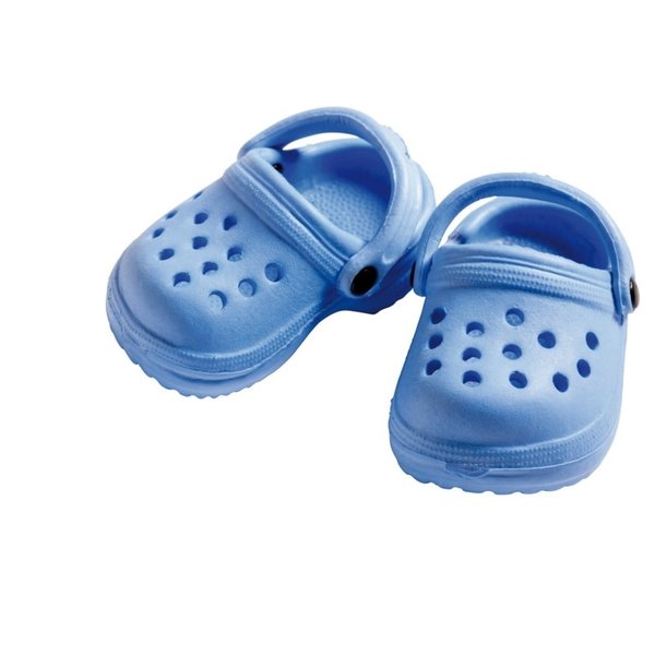 Heless Crocs - Blauw voor pop 32-38 cm