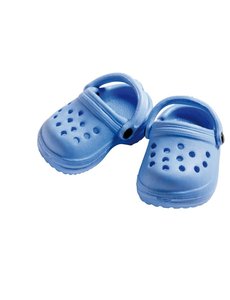 Heless Crocs blauw voor pop 28-33 cm
