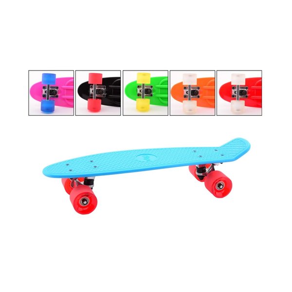 JohnToy Skateboard urban district assorti kleuren, 55 cm