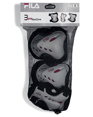 Fila Beschermset zilver/roze - maat L