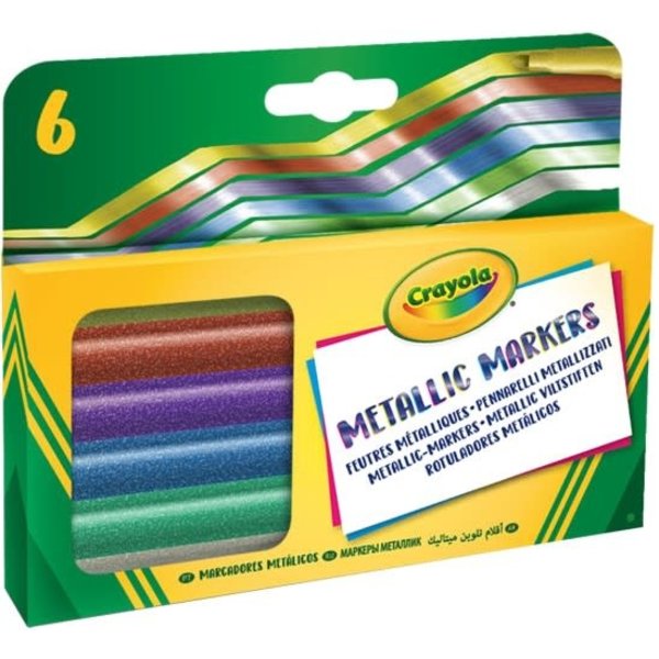 Crayola Viltstiften metallic - 6 st.