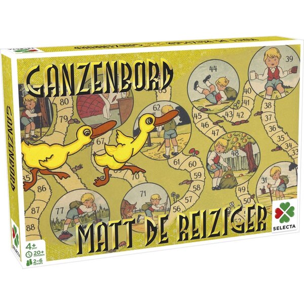 Selecta Spellen van toen - Matt de reiziger/Ganzenbord