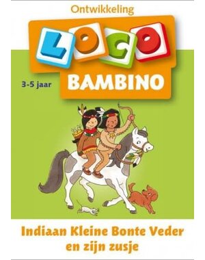 Zwijsen Loco Bambino - Indiaan Kleine Bonte Veder en zijn zusje (3-5 jaar)