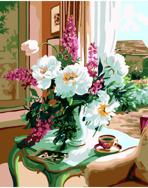  Schilderen op nummer - Boeket bloemen