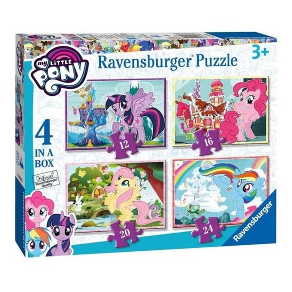 Ravensburger 4 in 1 puzzel My Little Pony - 12,16,20,24 stukjes