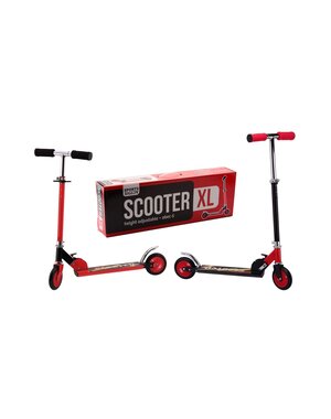 JohnToy Sports Active City Scooter rood/zwart