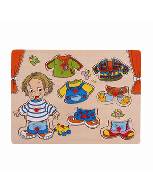 Woody Aankleed puzzel jongen