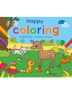  Happy coloring - Vrolijke dieren