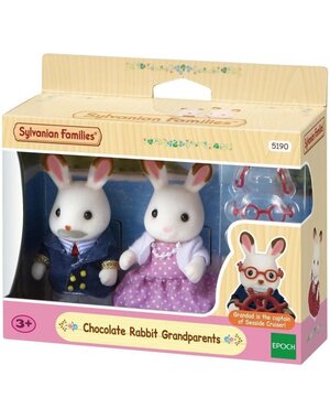 Sylvanian Families 5190 - Chocolade konijn Grootouders set