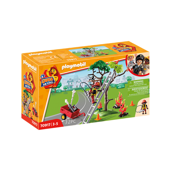 Playmobil 70917 - Brandweeractie, Red de kat!