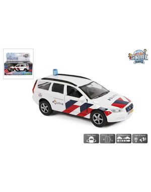 Kids Globe Politie Volvo V70 - licht en geluid