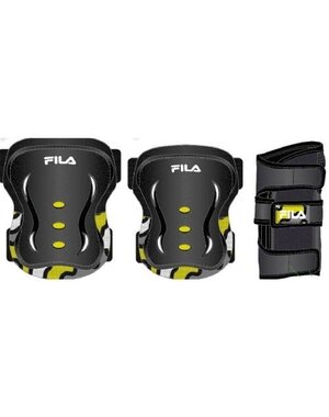 Fila Beschermset zwart/groen