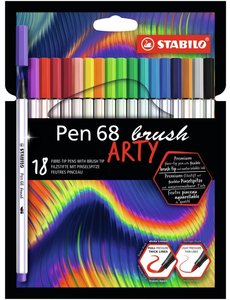 Stabilo Viltstiften - Arty pen 68 - Brush - 18 st.