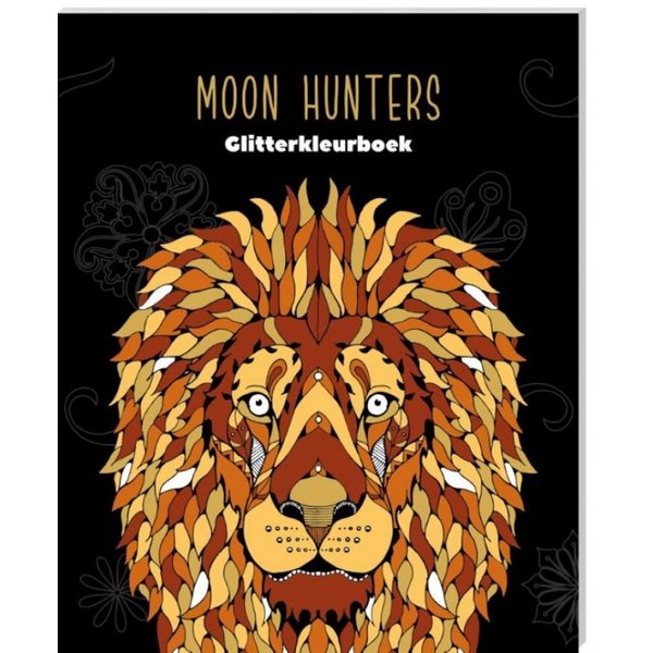 Interstat Glitter kleurboek Ultimate Black Edition - Moon Hunters