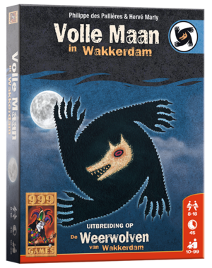 999 Games Weerwolven van Wakkerdam:  Volle maan in Wakkerdam uitbreiding