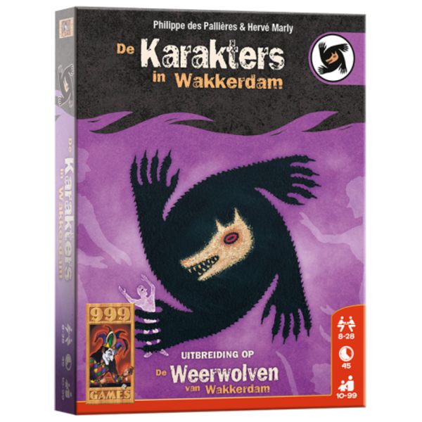 999 Games De weerwolven van wakkerdam: Karakters uitbreiding