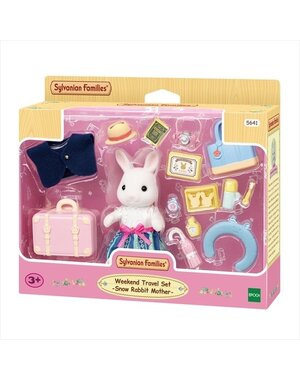 Sylvanian Families 5641 - Weekend reisset sneeuwwit konijn