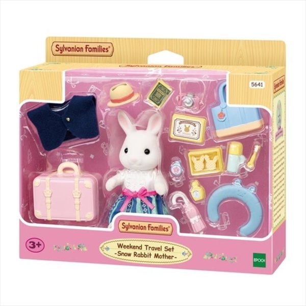 Sylvanian Families 5641 - Weekend reisset sneeuwwit konijn